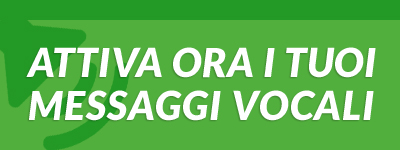 Attiva e personalizza i tuoi messaggi vocali